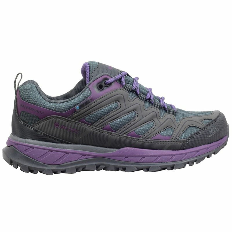 Chaussures de sport pour femme Hi-Tec Lander Low Violet Gris foncé