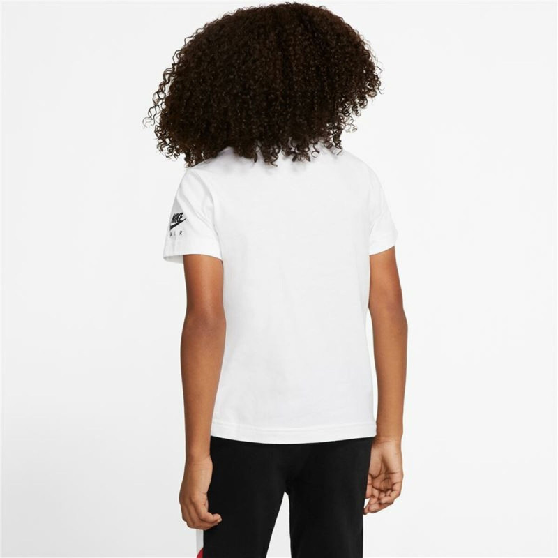 Image secondaire de T shirt à manches courtes Enfant Nike Air View Blanc