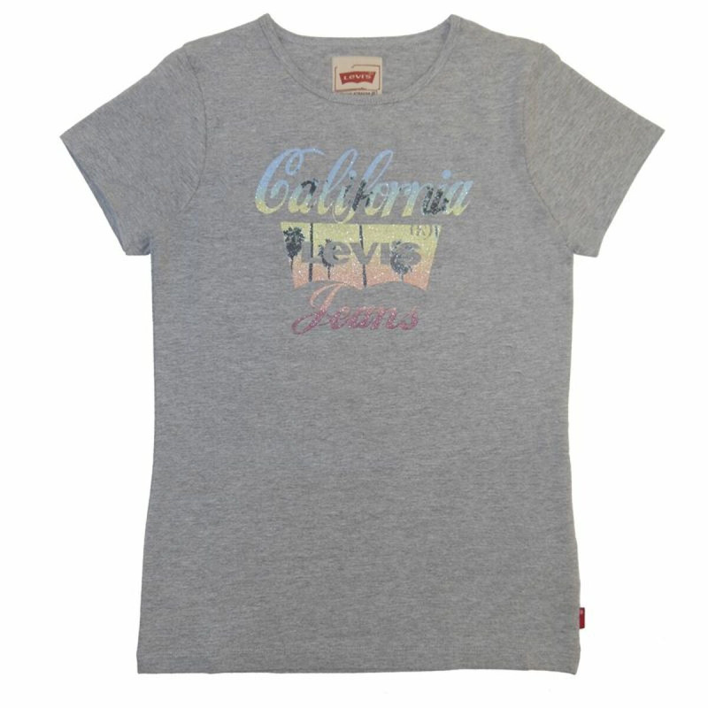 Image secondaire de T shirt à manches courtes Enfant Levi's TSCalifornia Gris