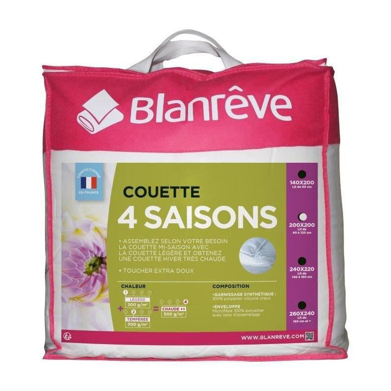 Remplissage de couette Blanreve Blanc 300 g/m² 200 x 200 cm