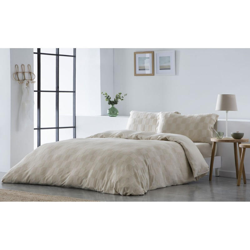 Image secondaire de Housse de Couette Naturals ELBA Beige Lit 1 persone (150 x 220 cm)