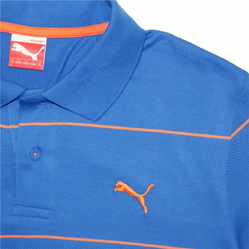 Image secondaire de Polo à manches courtes homme Puma Jacquard Bleu