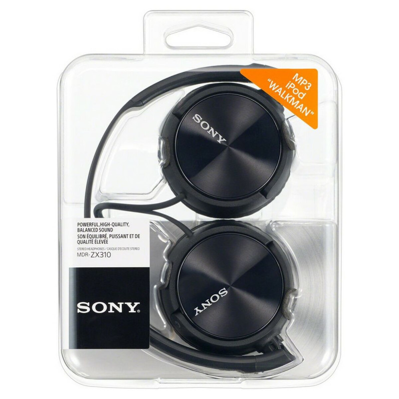 Image secondaire de Sony MDR-ZX310AP Casque Avec fil Arceau Appels/Musique Noir