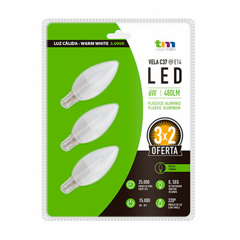 Lampe LED TM Electron E14 3000 K