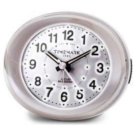 Réveil Analogique Timemark Blanc (9 x 9 x 5,5 cm) 18,99 €