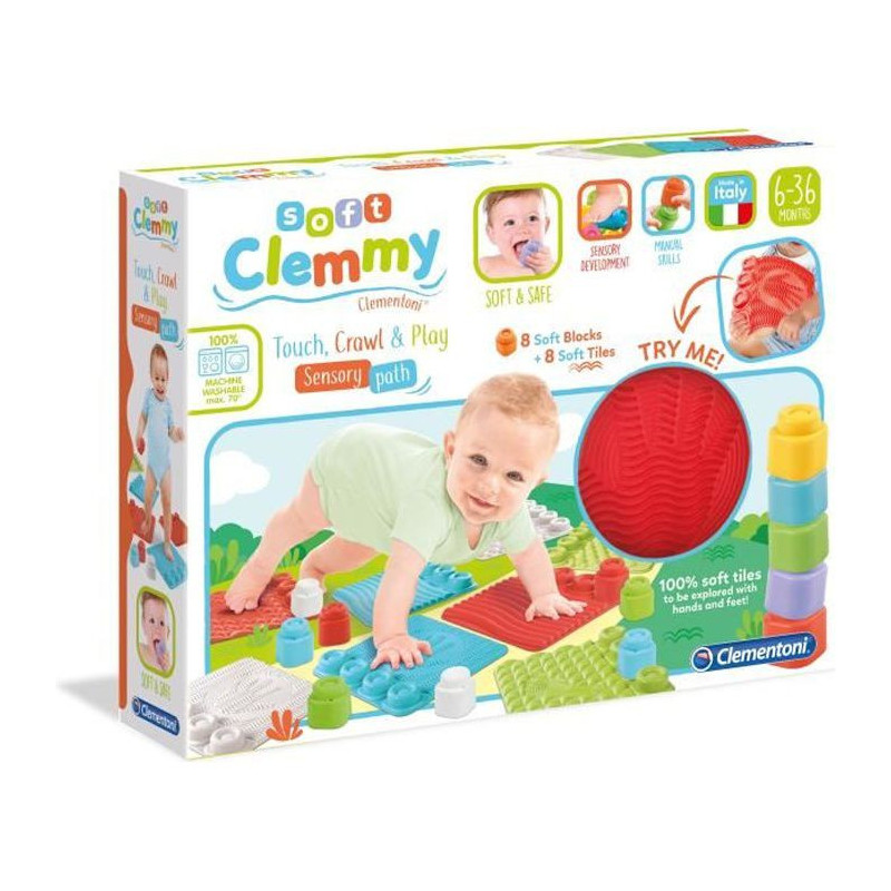 Clementoni Soft Clemmy Multicolore Tapis de jeux pour bébé