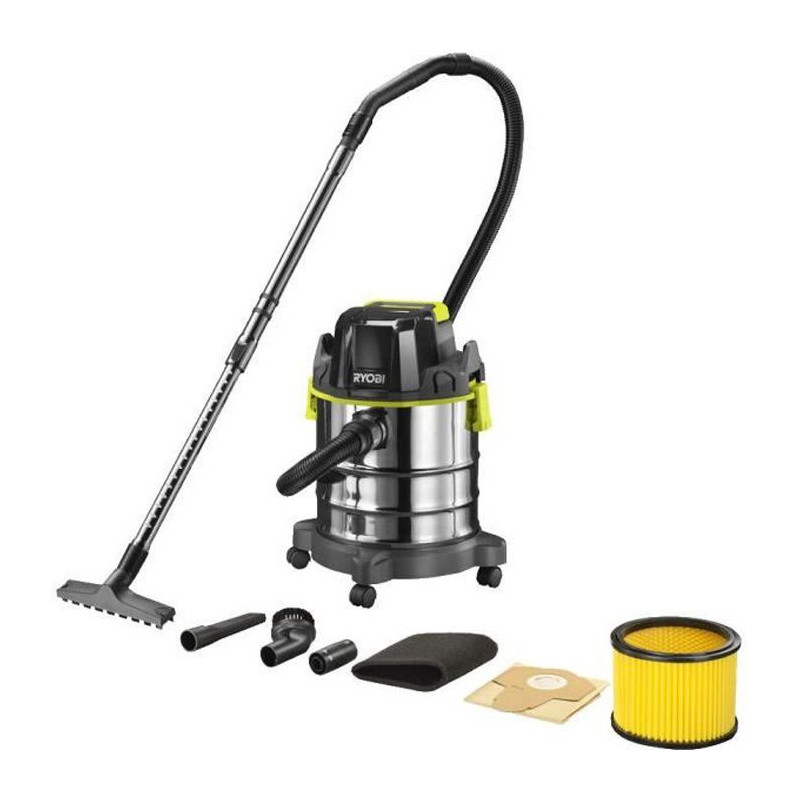 Aspirateur à sacs Ryobi R18WDV-0 11,4 Kpa 18 L