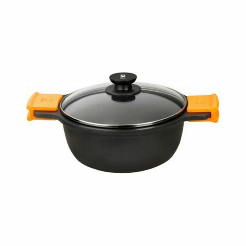 Casserole BRA A270324 (24 cm) Noir Métal Aluminium Aluminium forgé Aluminium fondu Ø 24 cm 4 L