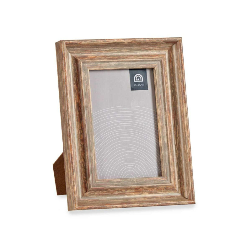 Image secondaire de Cadre photo Verre Bois Marron Bronze Plastique (16,5 x 2 x 21 cm) (6 Unités)