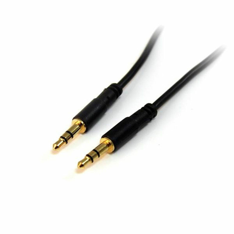 Startech.com Câble slim audio stéréo de 3,5 mm (M/M) - 4,6 m - Connecteurs plaqués en or