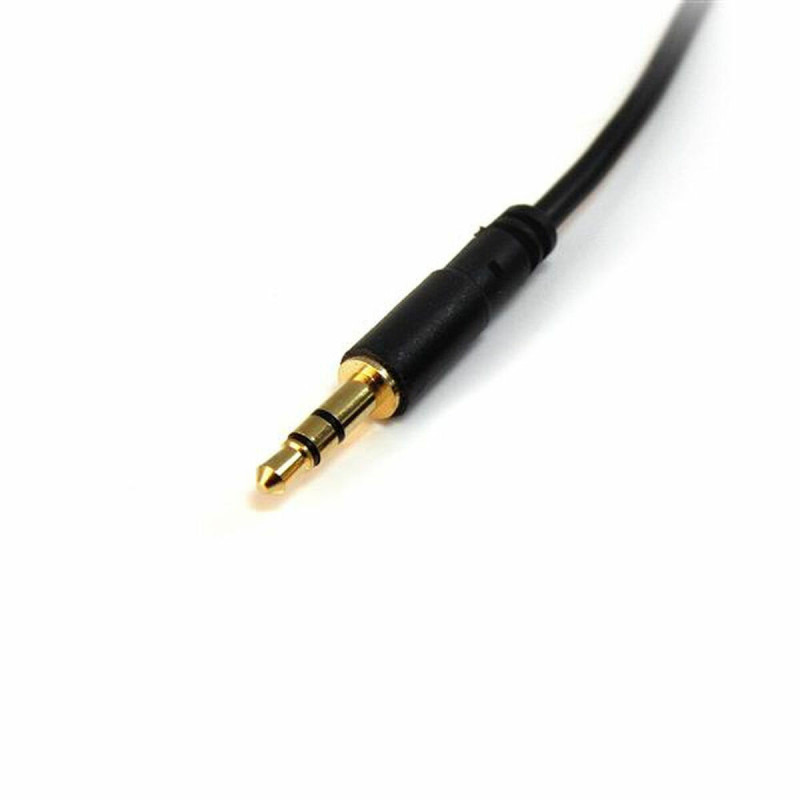 Image secondaire de Startech.com Câble slim audio stéréo de 3,5 mm (M/M) - 4,6 m - Connecteurs plaqués en or