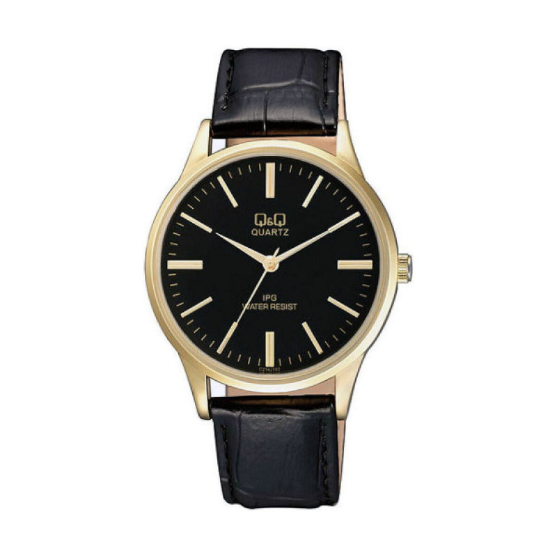 Montre Homme Q&Q C214J102Y Noir Doré (Ø 40 mm)