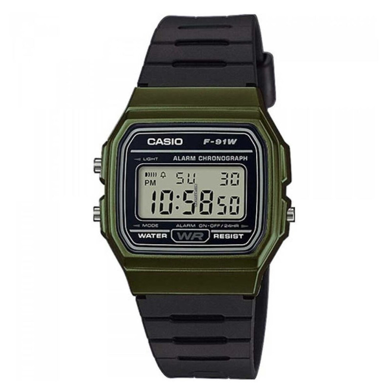 Montre Unisexe Casio VINTAGE Noir Vert (Ø 35 mm)