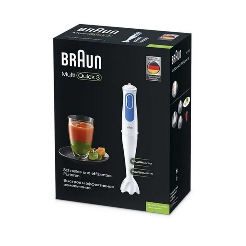 Image secondaire de Braun MQ 3000 Smoothie 0,6 L Mélangeur par immersion 700 W Bleu, Blanc