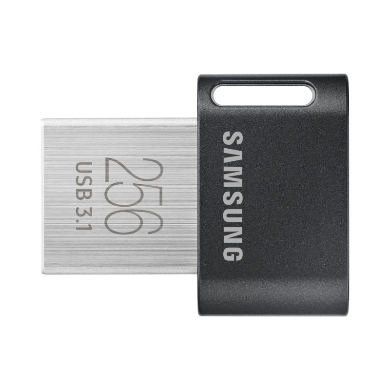 Samsung MUF-256AB lecteur USB flash 256 Go USB Type-A 3.2 Gen 1 (3.1 Gen 1) Noir, Acier inoxydable