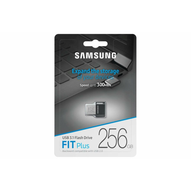 Image secondaire de Samsung MUF-256AB lecteur USB flash 256 Go USB Type-A 3.2 Gen 1 (3.1 Gen 1) Noir, Acier inoxydable