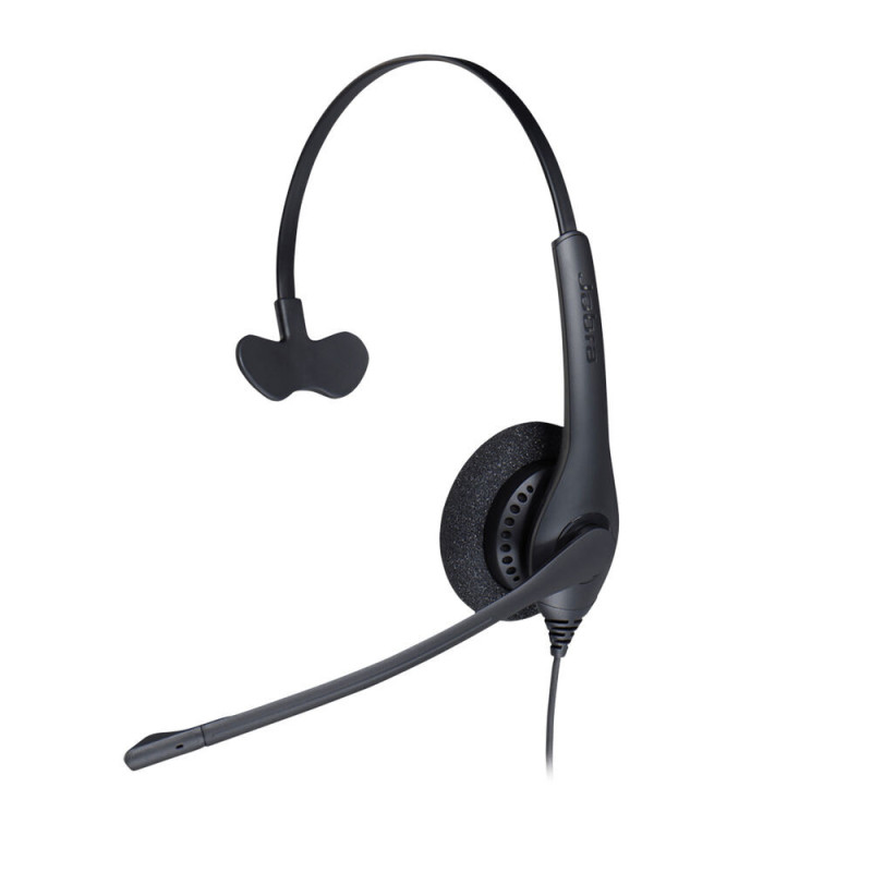 Jabra Biz 1500 Mono Casque Avec fil Arceau Bureau/Centre d'appels Bluetooth Noir