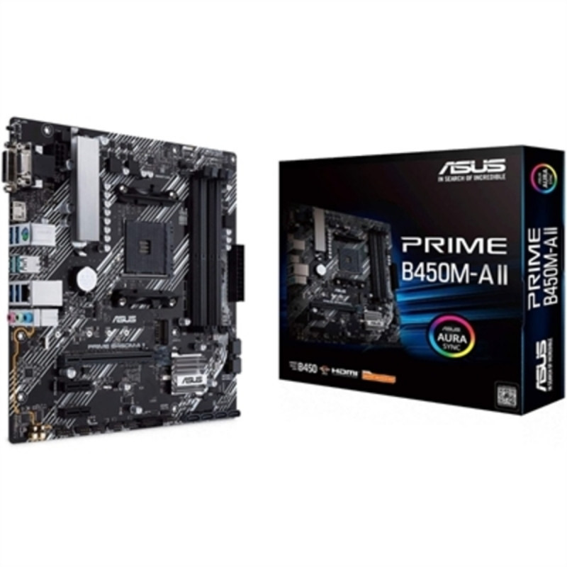 Asus PRIME B450M-A II AMD B450 Emplacement AM4 micro ATX