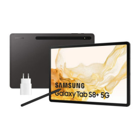 Tablette Samsung Galaxy Tab S8+ Noir 8 GB RAM 256 GB 5G 12,4" 1 209,99 €