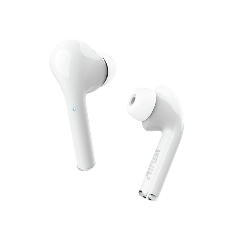 Trust Nika Casque True Wireless Stereo (TWS) Ecouteurs Appels/Musique Bluetooth Blanc