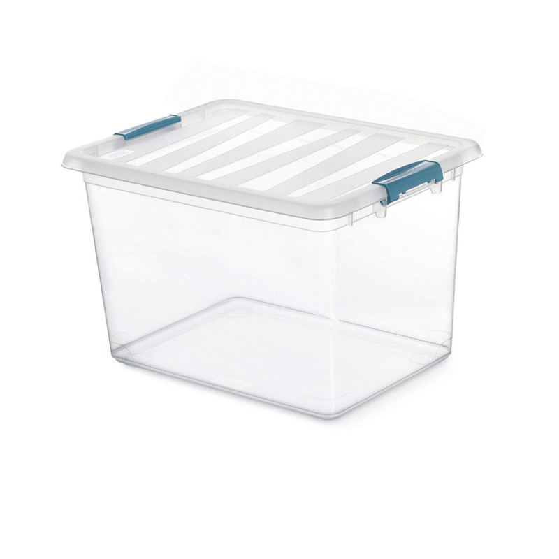 Boîte Multiusage Domopak Living Katla Avec des poignées Transparent 20 L polypropylène (39 x 29 x 25,5 cm)