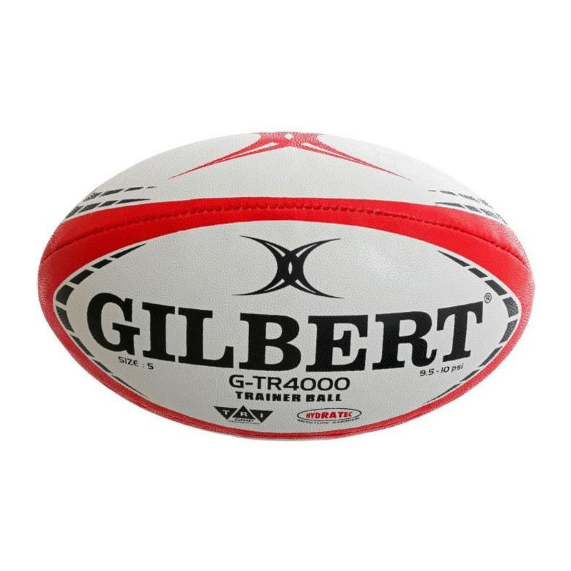 Ballon de Rugby Gilbert G-TR4000 TRAINER Multicouleur 3 Rouge