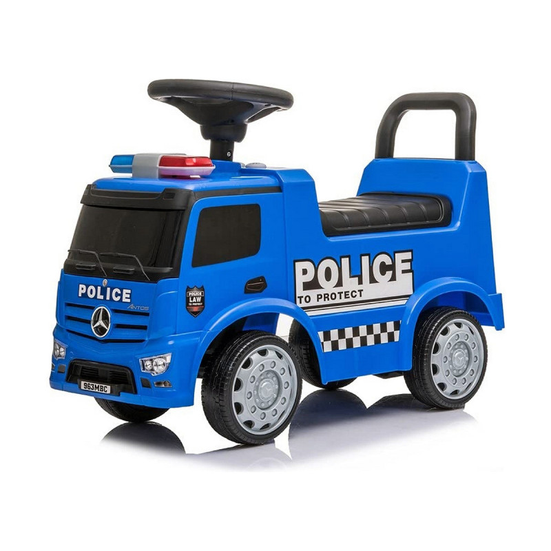 Tricycle Mercedes Benz Truck Actros Police Bleu