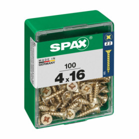 Boîte à vis SPAX Vis à bois Tête plate (4 x 16 mm) (4,0 x 16 mm) 16,99 €