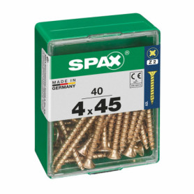 Boîte à vis SPAX Vis à bois Tête plate (4 x 45 mm) (4,0 x 45 mm) 16,99 €