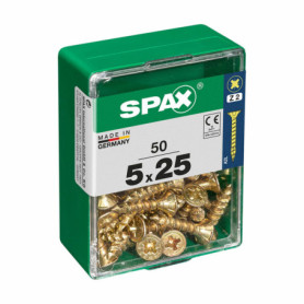 Boîte à vis SPAX Vis à bois Tête plate (5 x 25 mm) (5,0 x 25 mm) 16,99 €