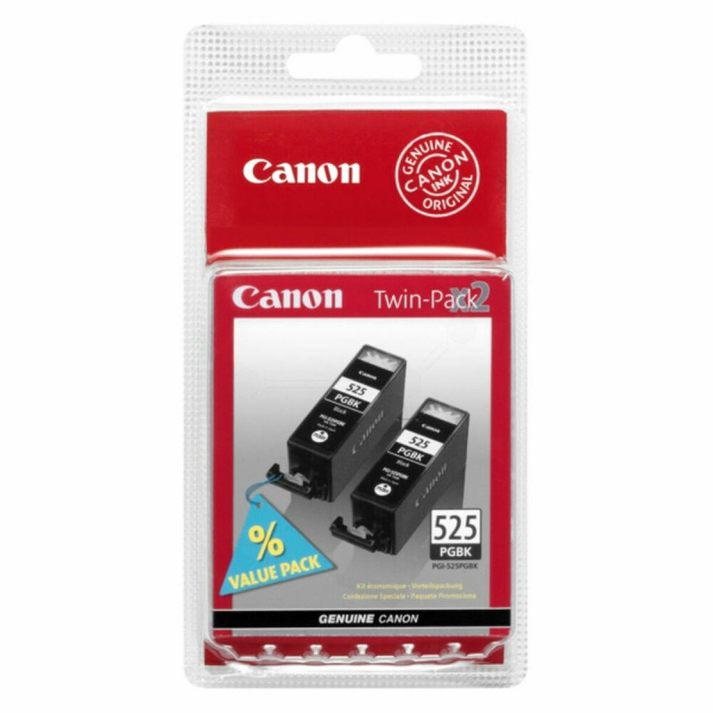 Canon Cartouche d'encre noire pigmentée PGI-525PGBK (lot de deux paquets)