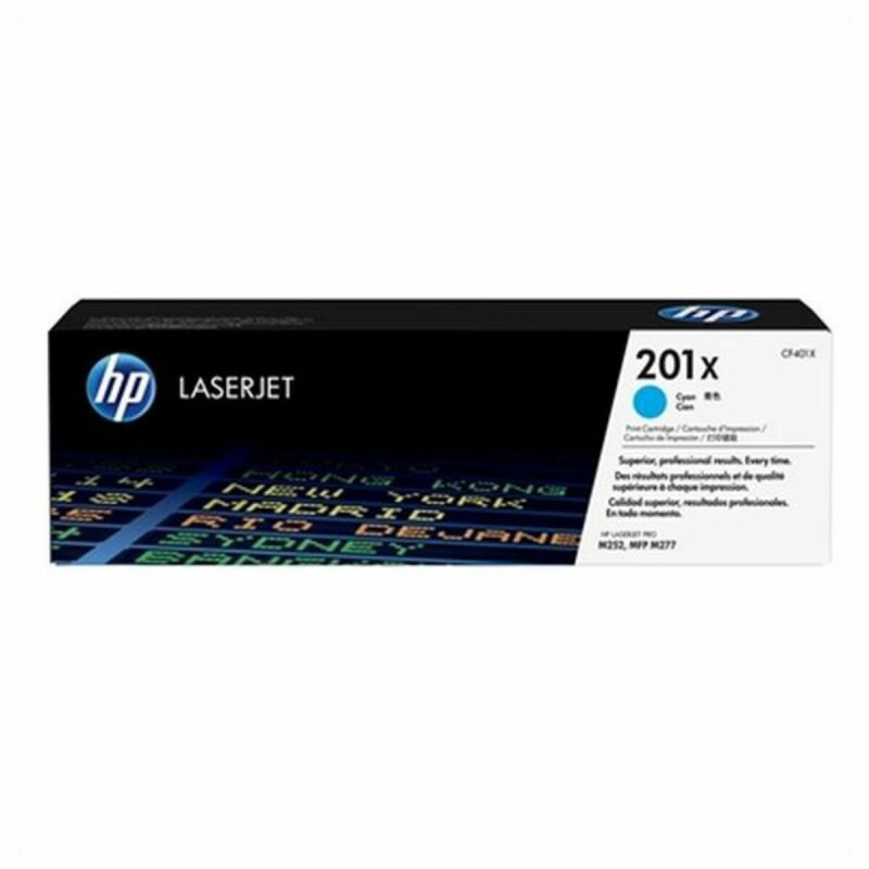 HP 201X toner LaserJet Cyan grande capacité authentique