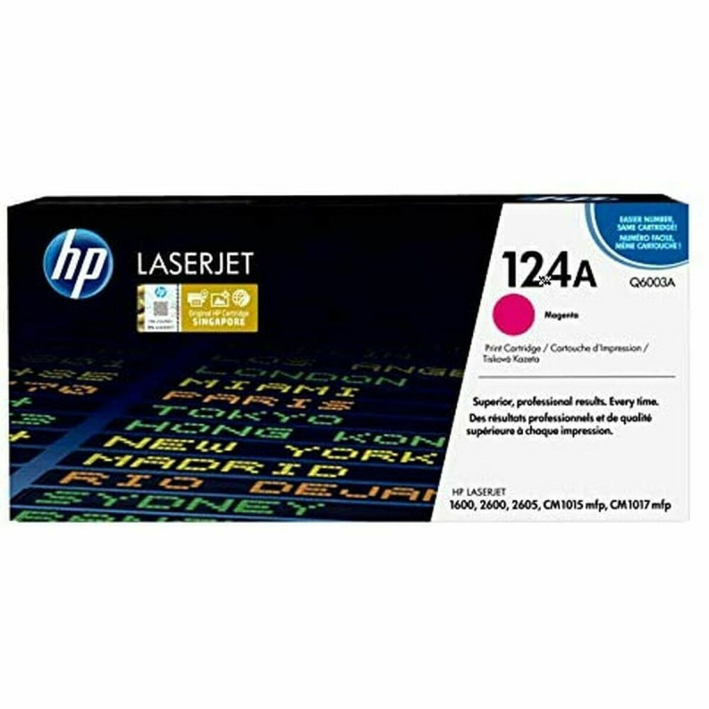 HP 124A toner LaserJet magenta authentique