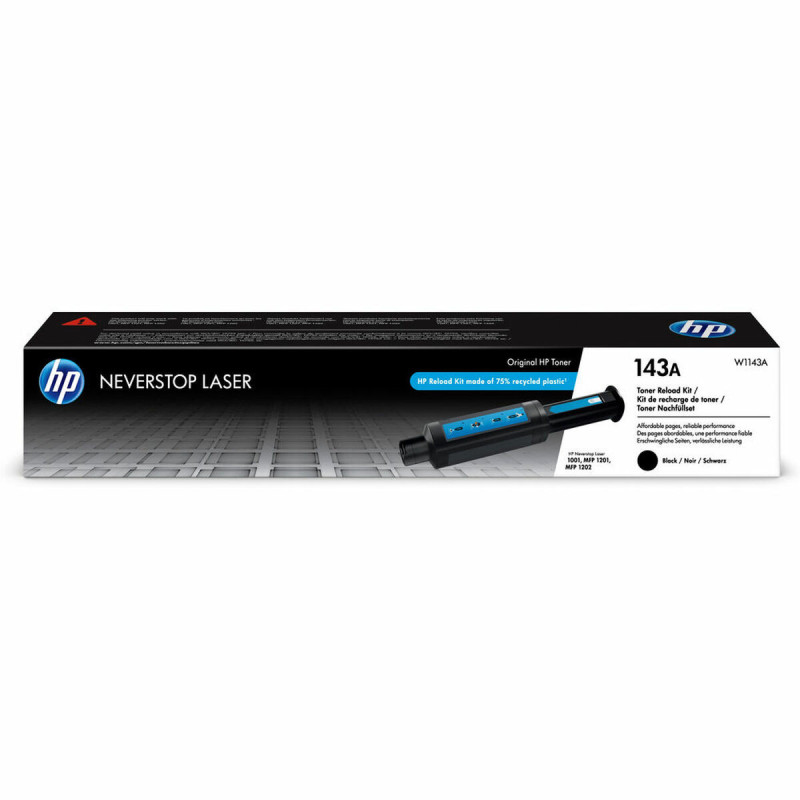 HP Kit de recharge de toner laser noir 143A Neverstop authentique