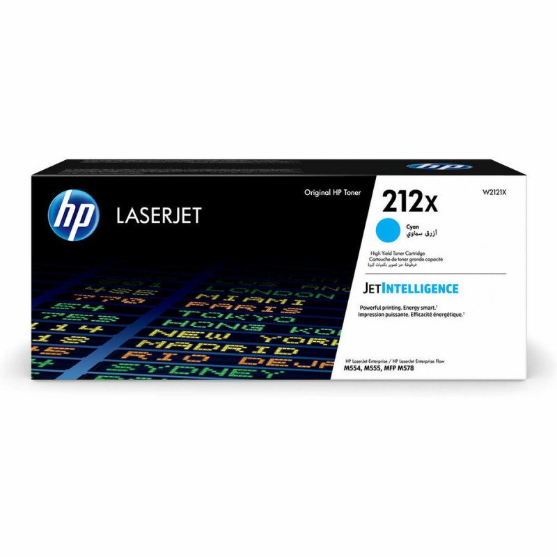 HP Toner LaserJet cyan grande capacité authentique 212X