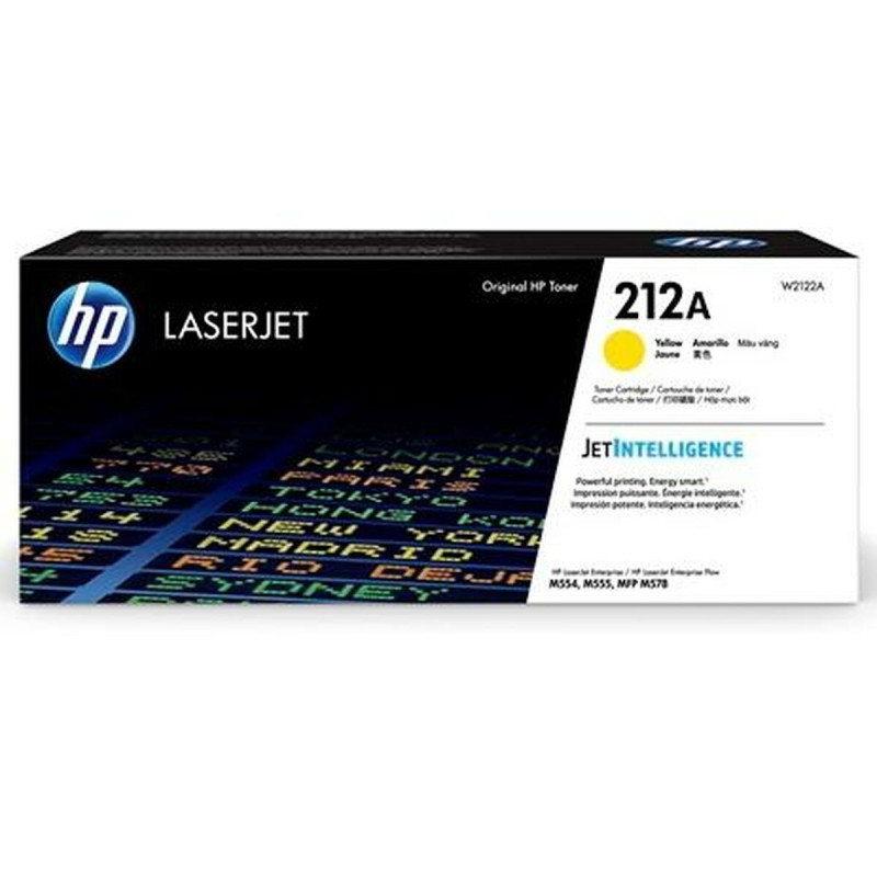 HP Cartouche de toner jaune 212A LaserJet authentique