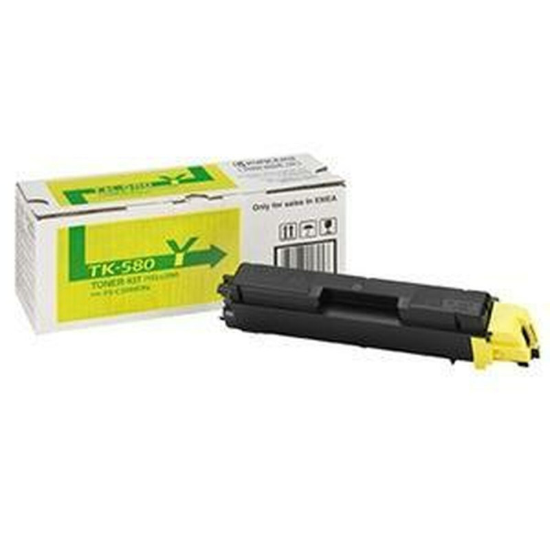 Kyocera TK-580Y Cartouche de toner 1 pièce(s) Original Jaune