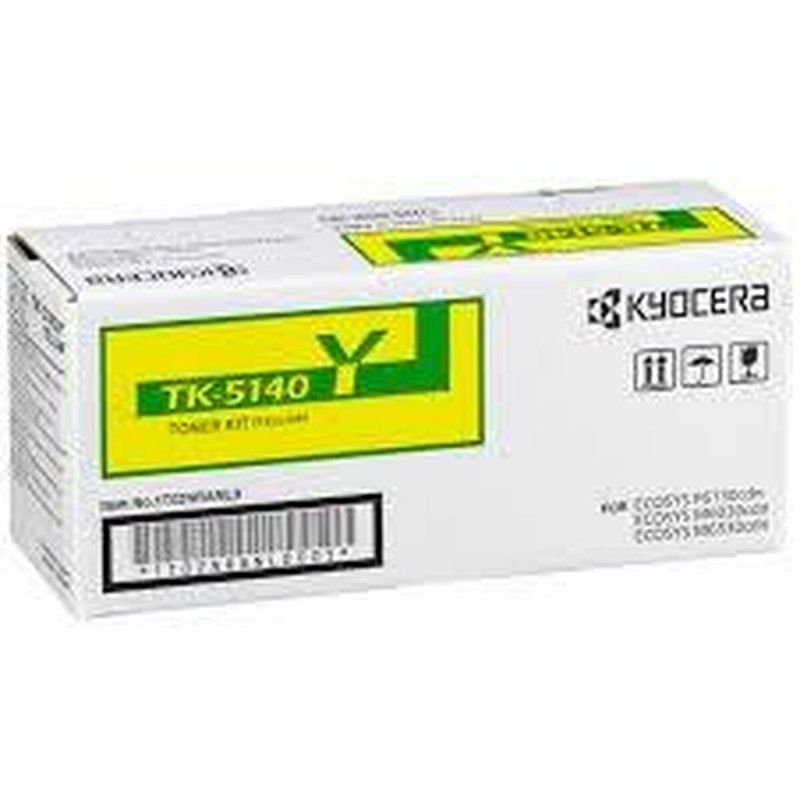 Kyocera TK-5140Y Cartouche de toner 1 pièce(s) Original Jaune