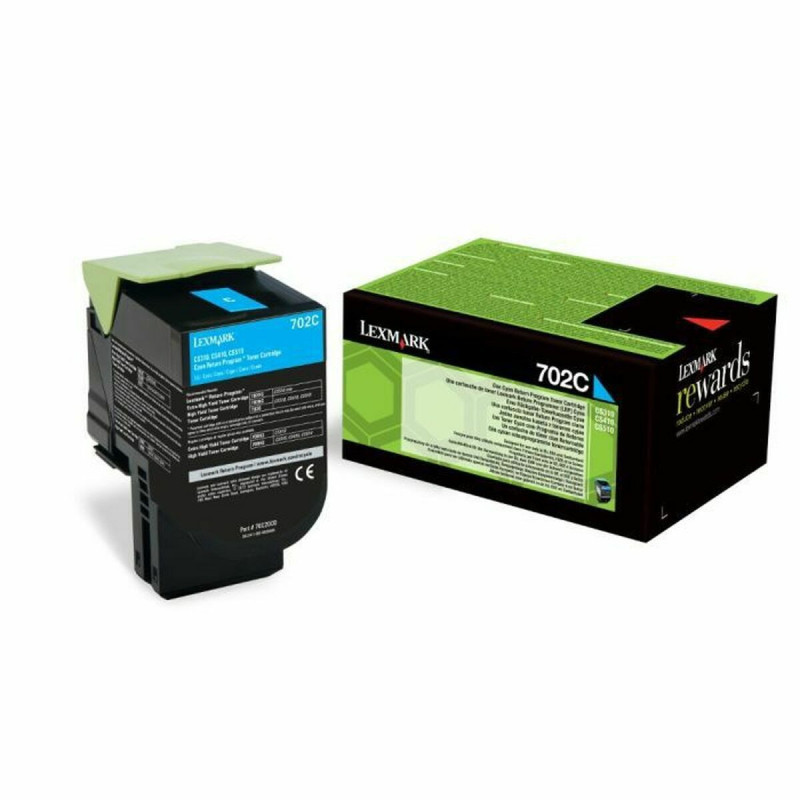 Lexmark 702C R Cartouche de toner 1 pièce(s) Original Cyan