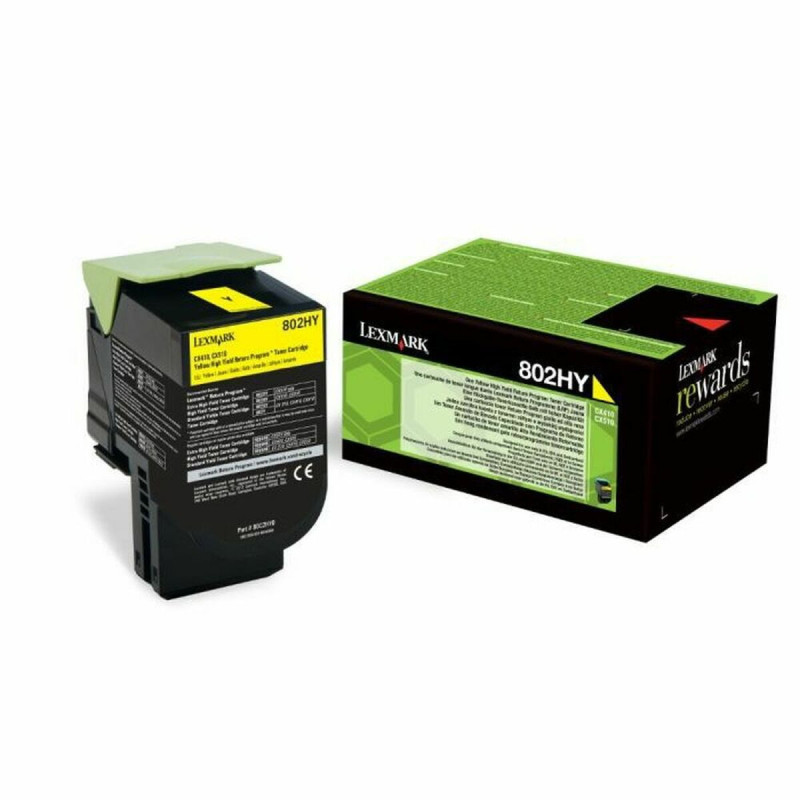 Lexmark 802HY Cartouche de toner 1 pièce(s) Original Jaune