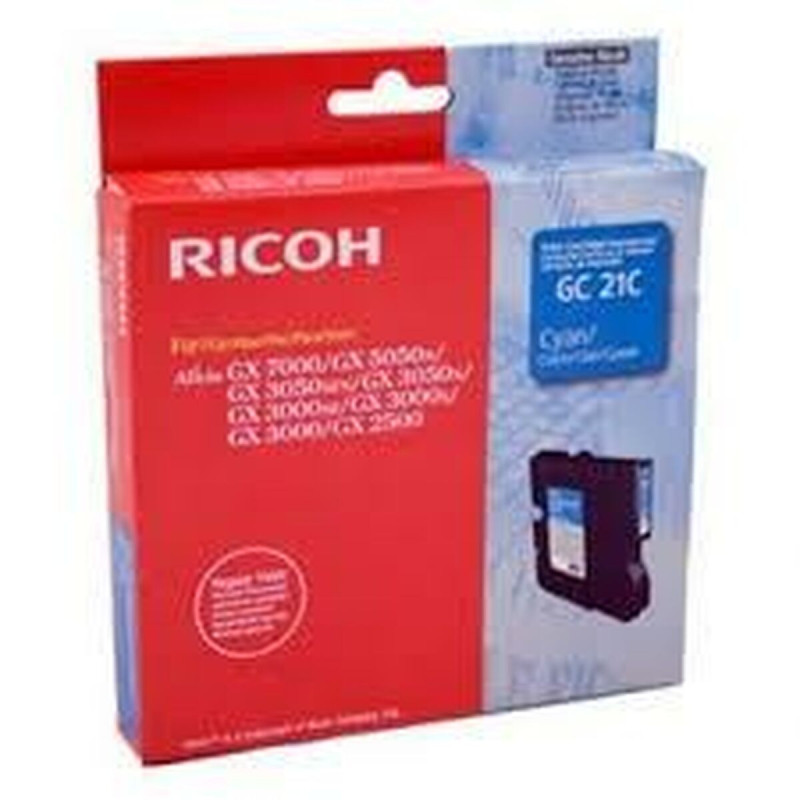 Ricoh Regular Yield Print Cartridge Cyan 1k cartouche d'encre 1 pièce(s) Original