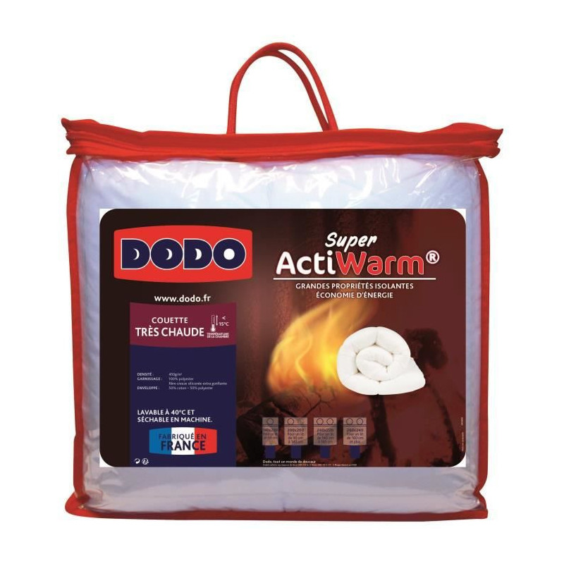 Remplissage de couette SUPER ACTIWARM Dodo 200 x 200 cm