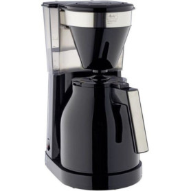 Melitta Easytop Timer Drip Coffee Maker 1.25L 10tasses Noir, Acier