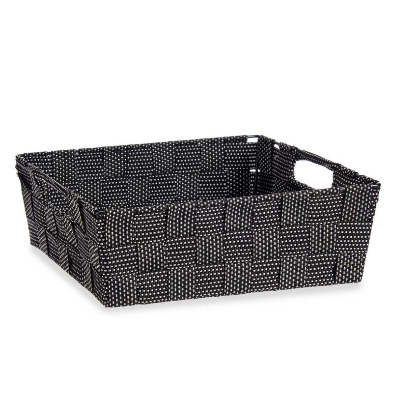 Image secondaire de Panier Tressée Noir 3 L (23 x 8 x 27 cm) (48 Unités)