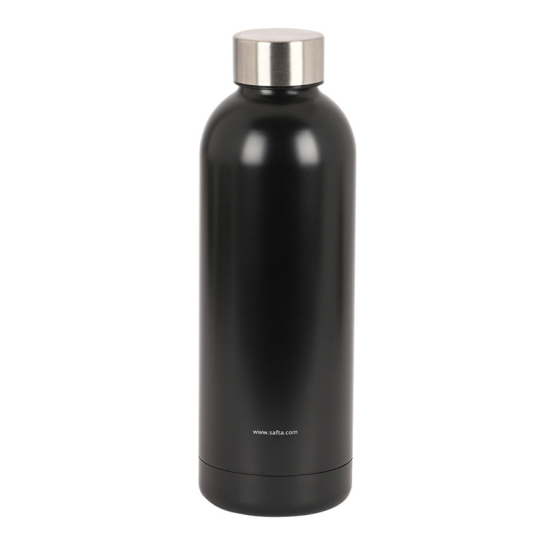 Image secondaire de Bouteille Thermique en Acier Inoxydable Safta Black 500 ml Noir