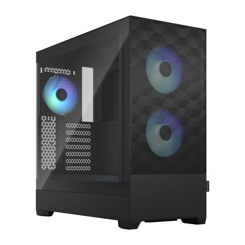 Image secondaire de Boîtier PC - FRACTAL DESIGN - Pop Air RGB Black TG - Noir (FD-C-POR1A-06)