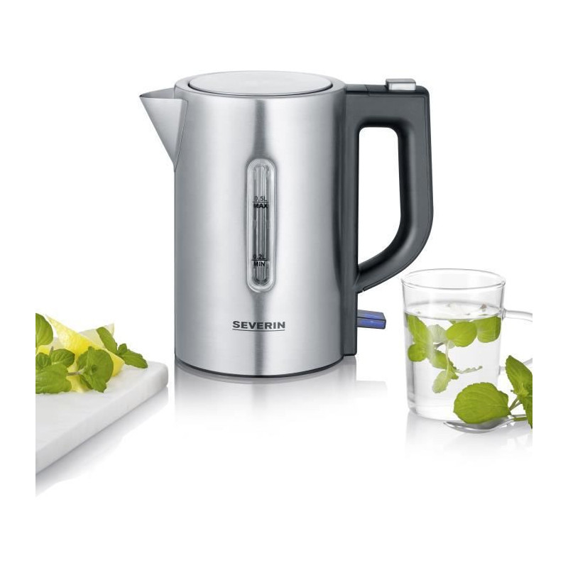 Image secondaire de Bouilloire Severin WK3647 Travel Kettle Kit 500 ml Noir Acier inoxydable 1100 W 500 ml 1100 W