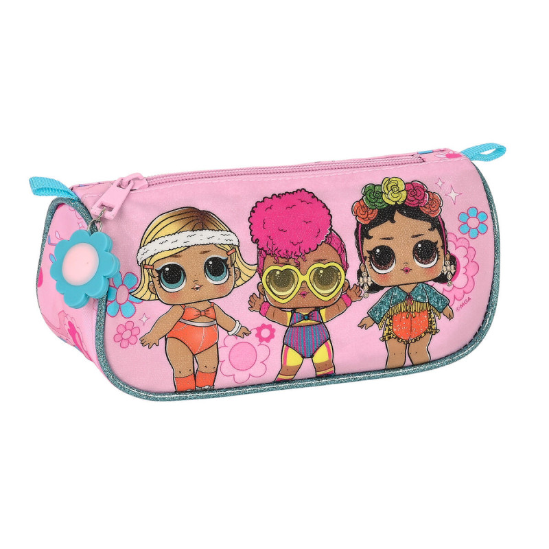 Trousse d'écolier LOL Surprise! Glow girl Rose (20 x 8.5 x 8 cm)