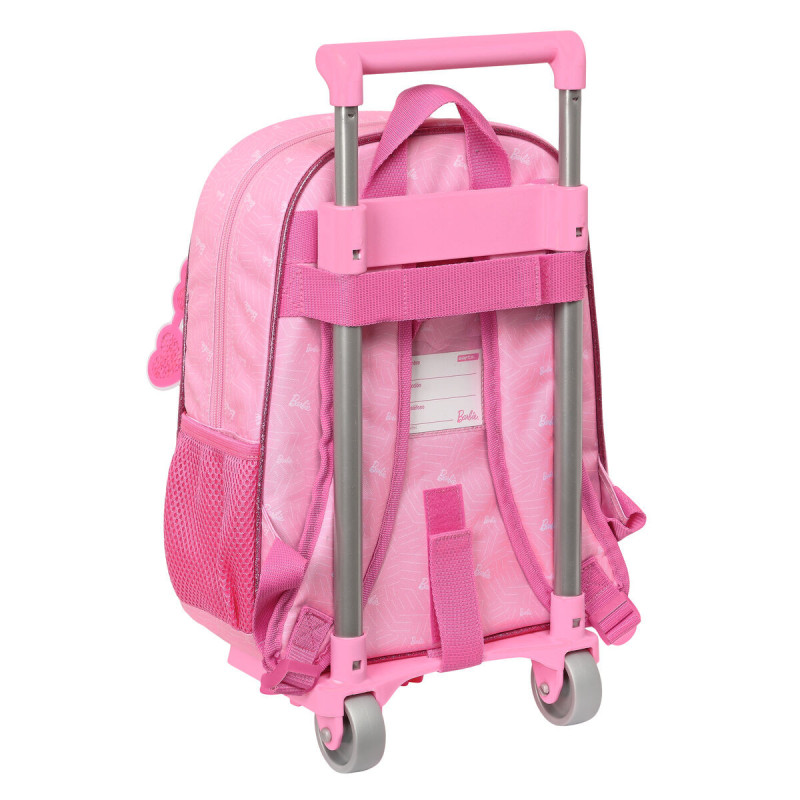 Image secondaire de Cartable à roulettes Barbie Girl Rose 26 x 34 x 11 cm