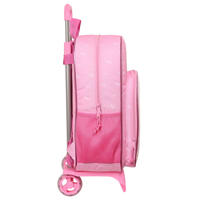 Image secondaire de Cartable à roulettes Barbie Girl Rose 33 x 42 x 14 cm